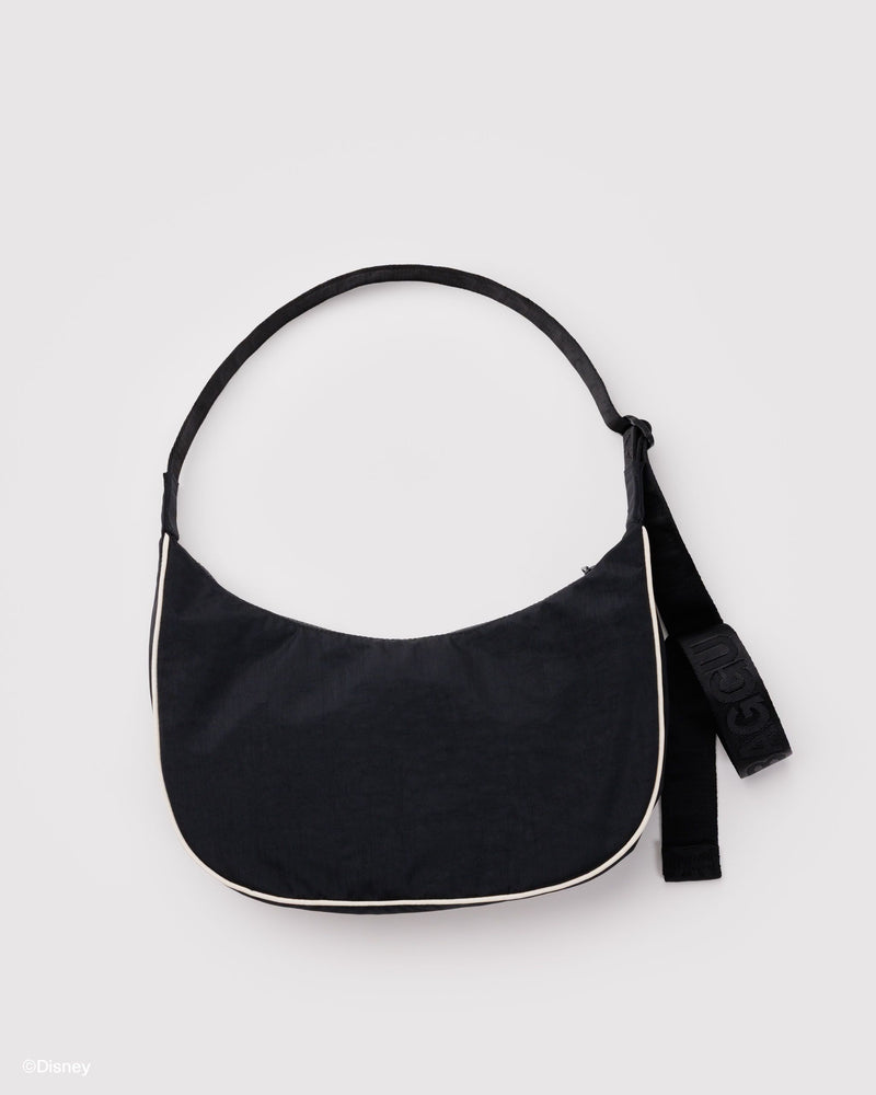 BAGGU New Arrivals Medium Nylon Crescent Bag - Embroidered Mickey Mouse Club