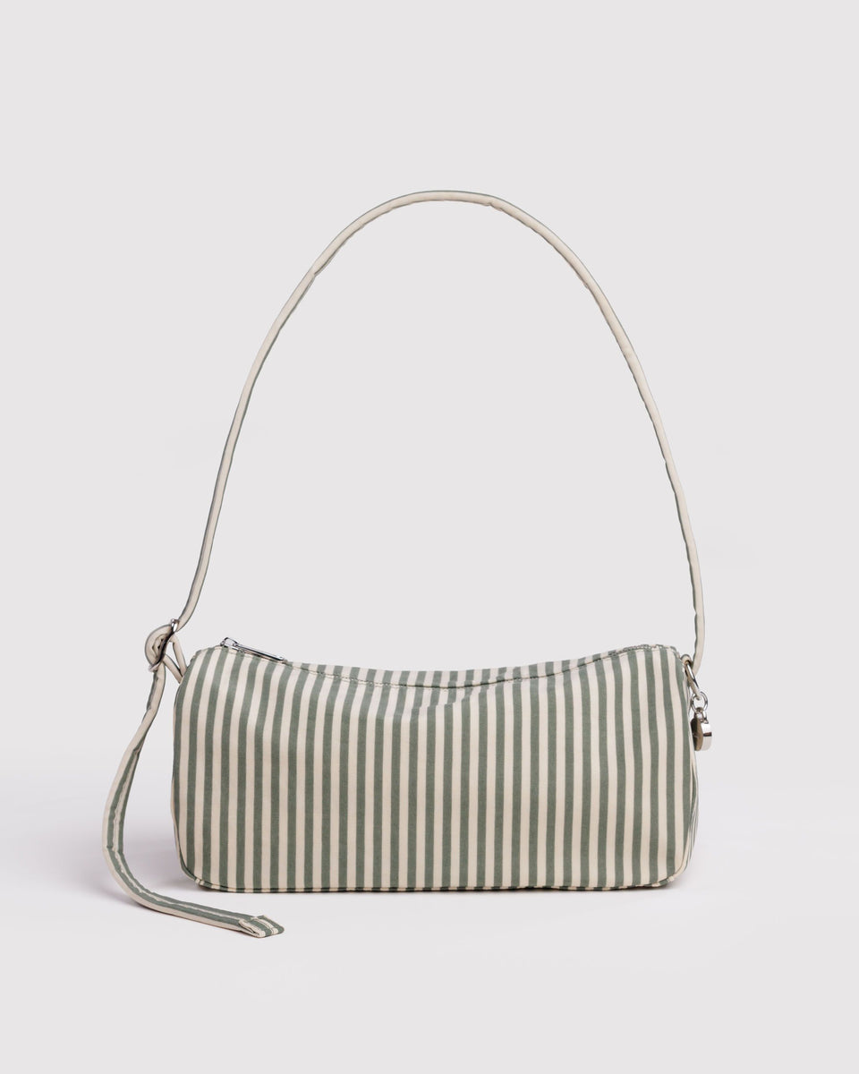 BAGGU Products Nylon Loaf Bag - Sage Stripe
