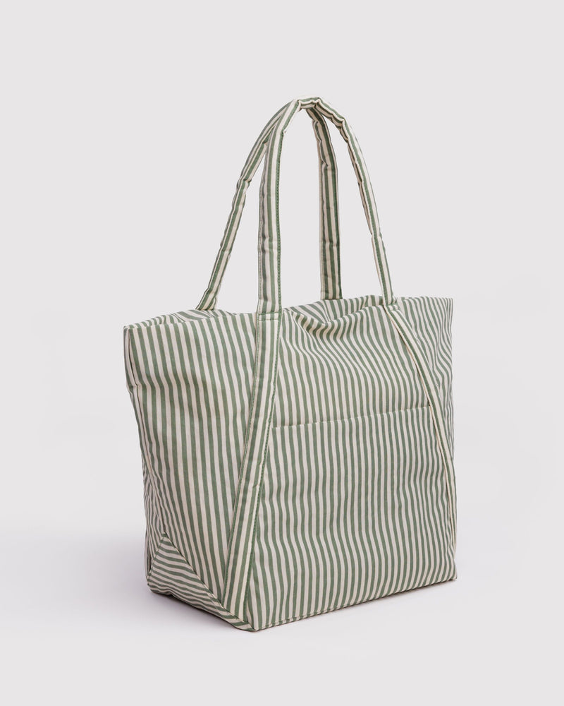 BAGGU Totes Cloud Bag - Sage Stripe