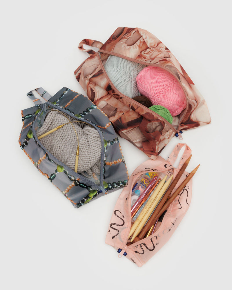 BAGGU Travel 3D Zip Set - Ballet Icons