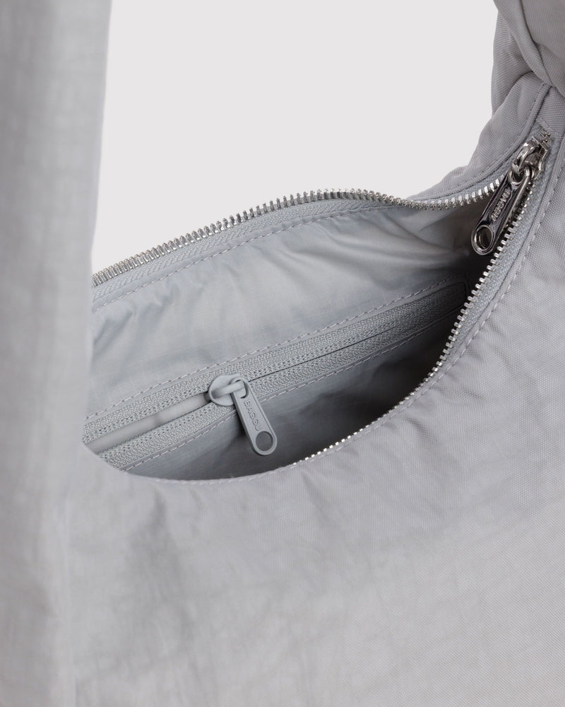 BAGGU  Small Nylon Meringue Bag - Fog