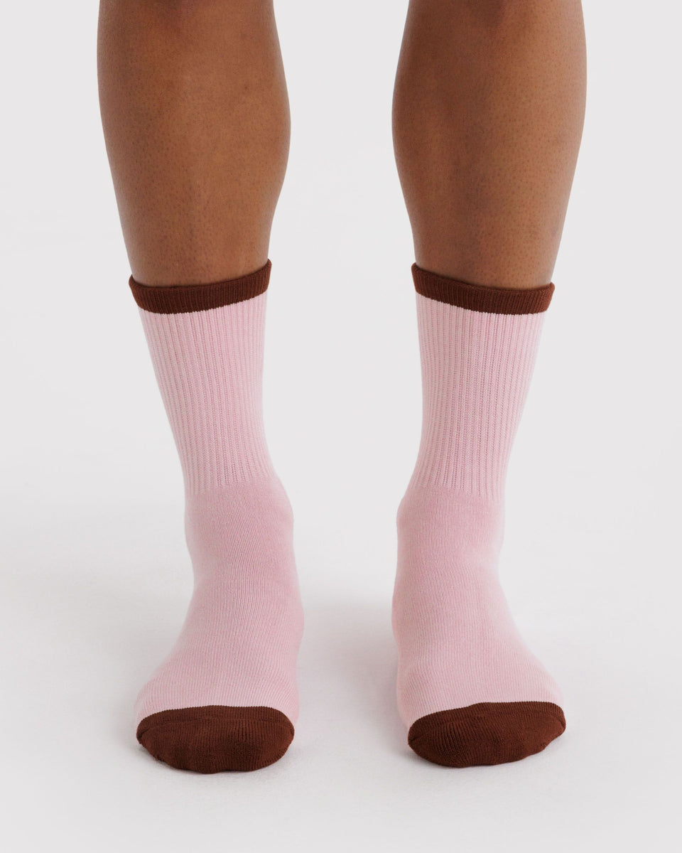 BAGGU Products Ribbed Sock - Blush Mix