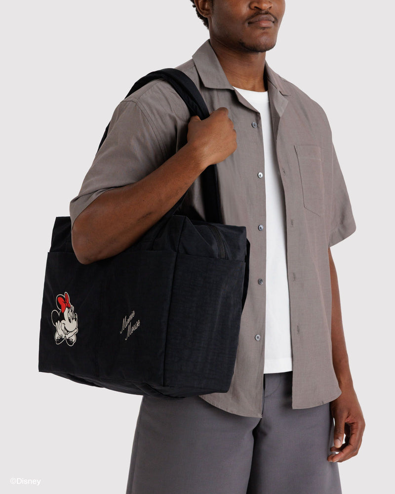 BAGGU  Small Cloud Carry-On - Embroidered Minnie Mouse