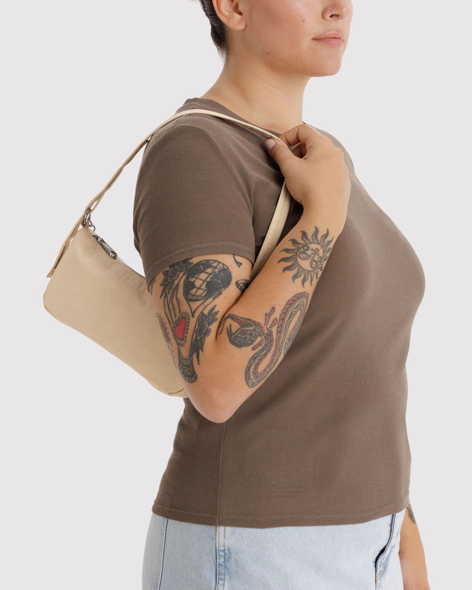 BAGGU Products Nylon Pochette - Custard