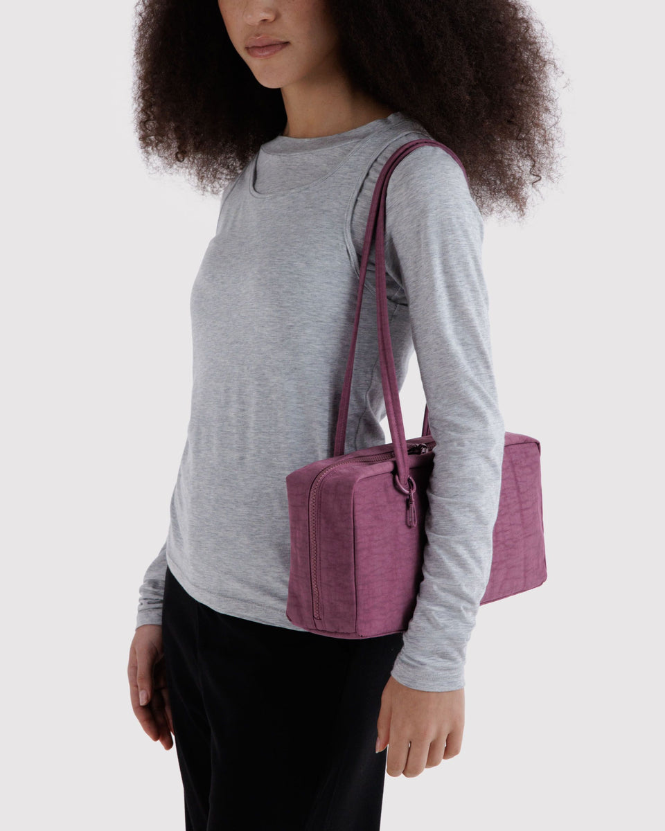 BAGGU New Arrivals Nylon Bowler Bag - Wild Plum