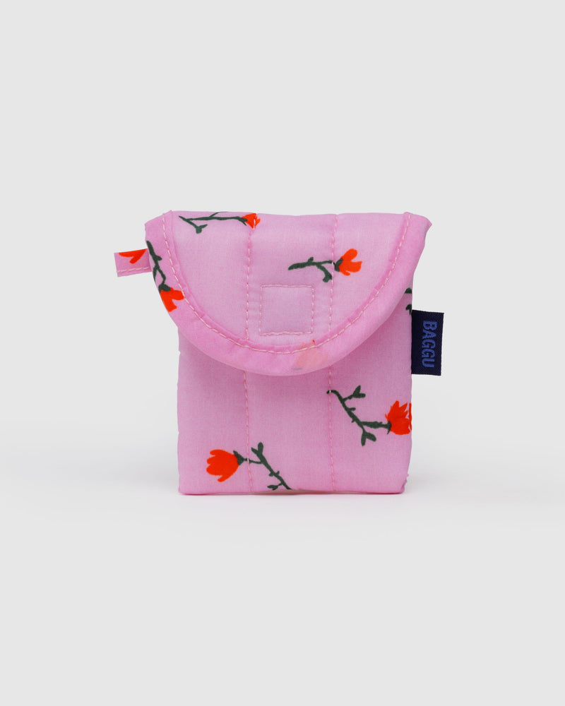 BAGGU.com Cases & Sleeves Puffy Earbuds Case - Painted Wildflower
