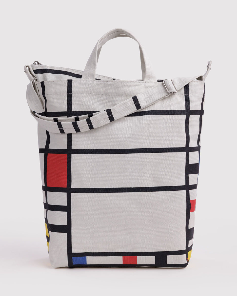BAGGU MoMA Zip Duck Bag - Trafalgar Square Piet Mondrian