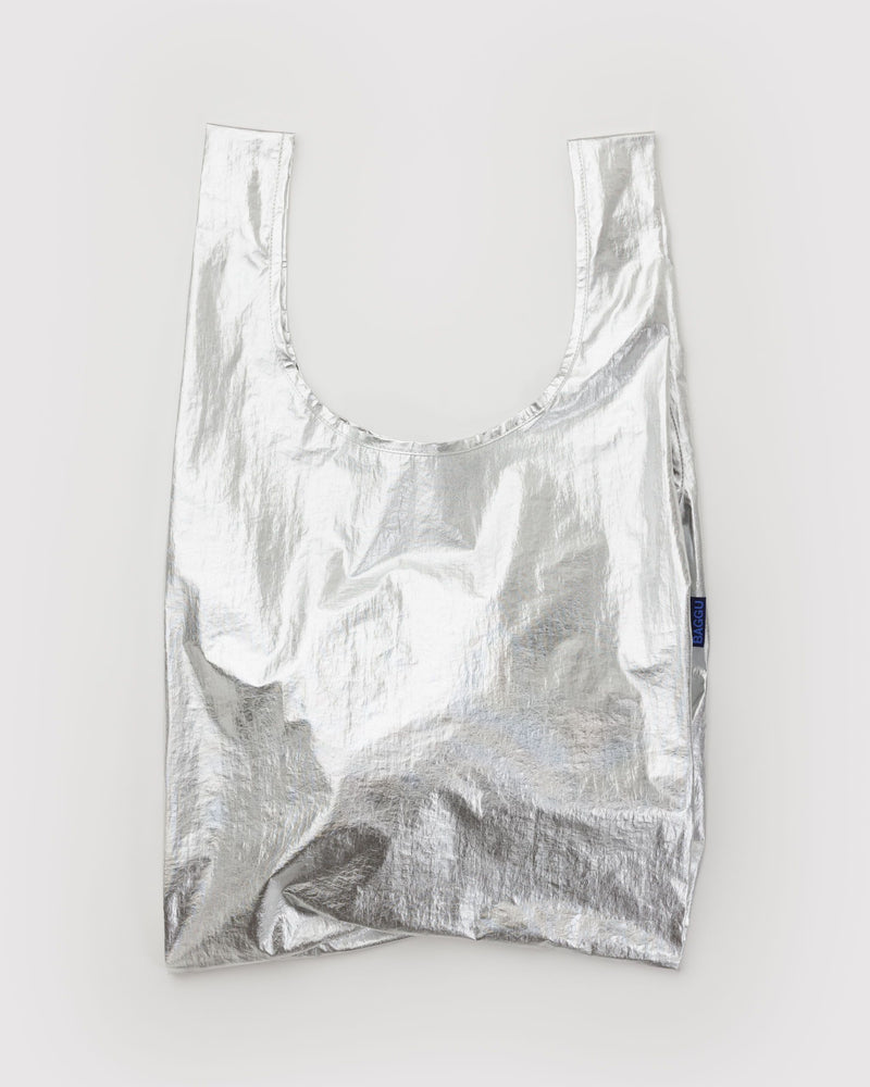 BAGGU.com Reusable Bags Standard Baggu - Chrome Metallic