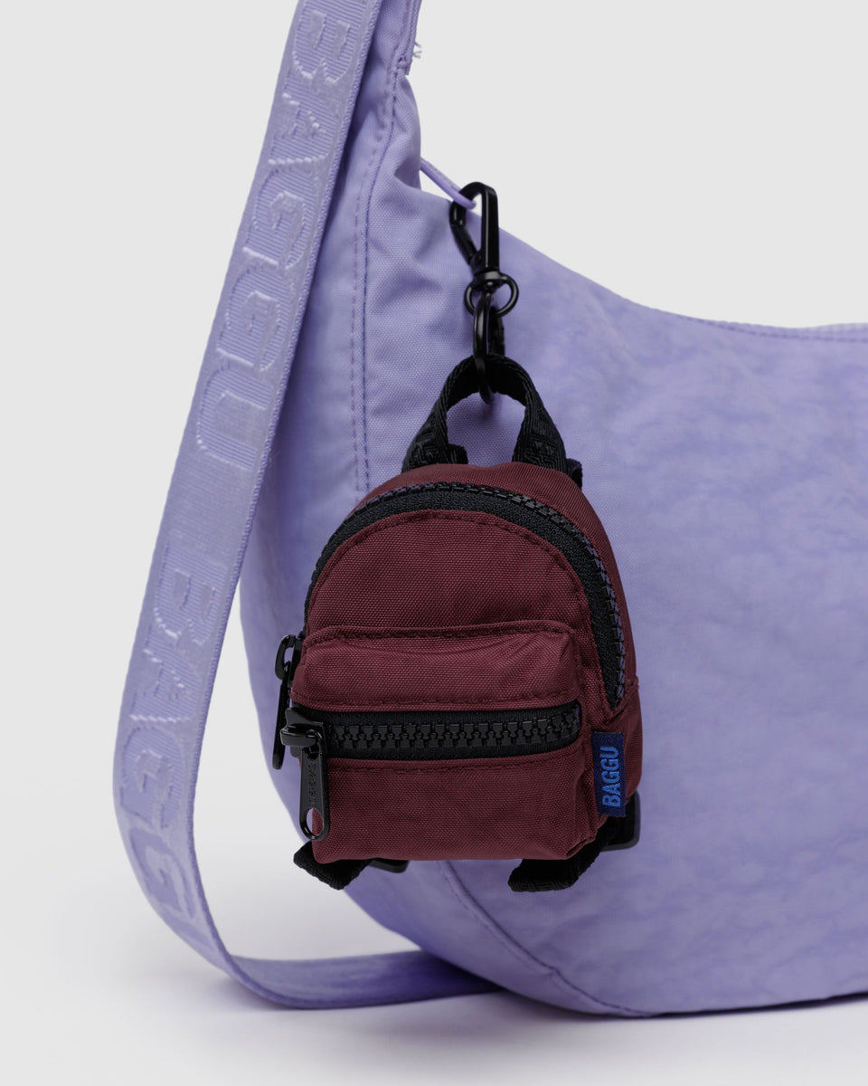 BAGGU.com Cases & Sleeves Backpack Charm - Mahogany