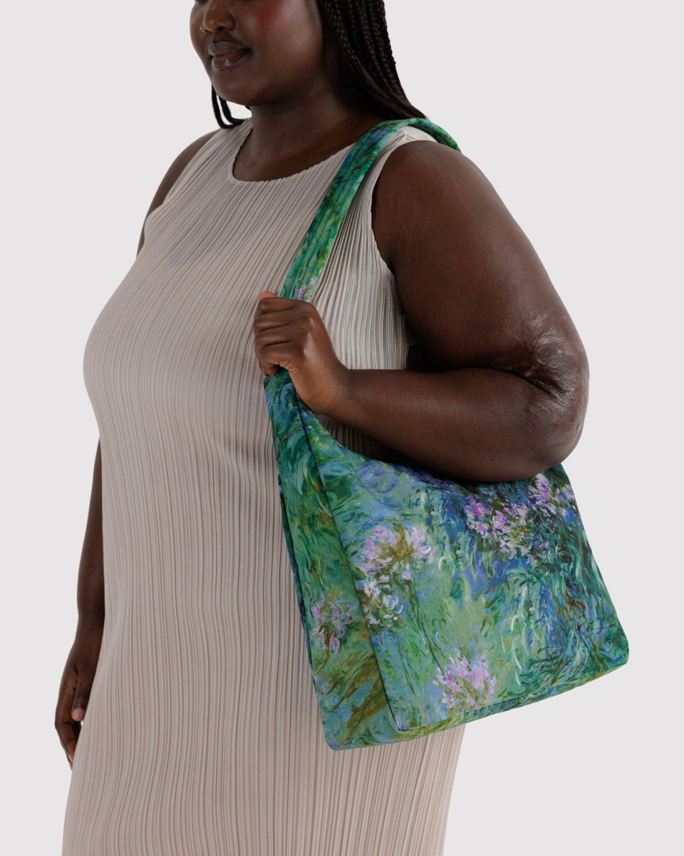 BAGGU PRODUCTS Nylon Shoulder Bag - Agapanthus Claude Monet