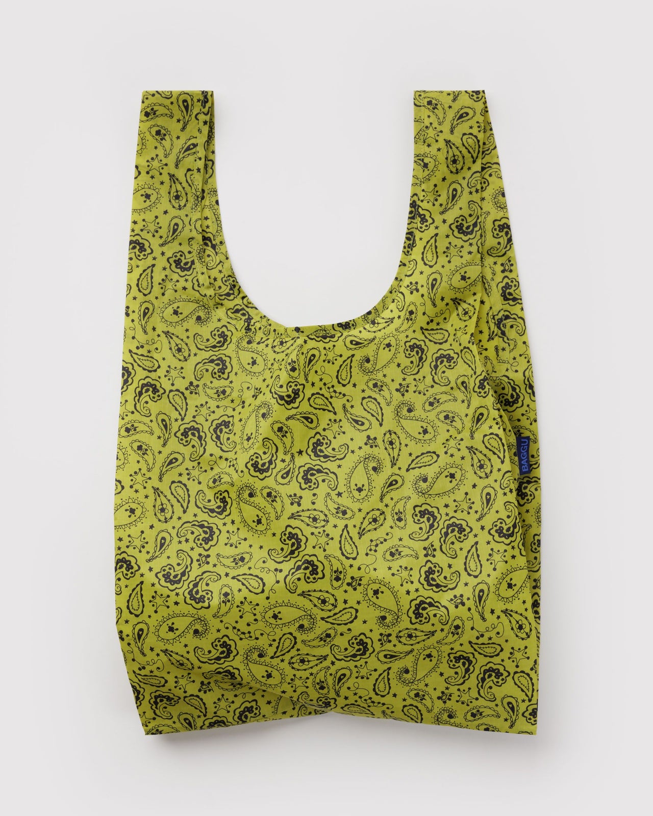 Standard Baggu - Chartreuse Paisley