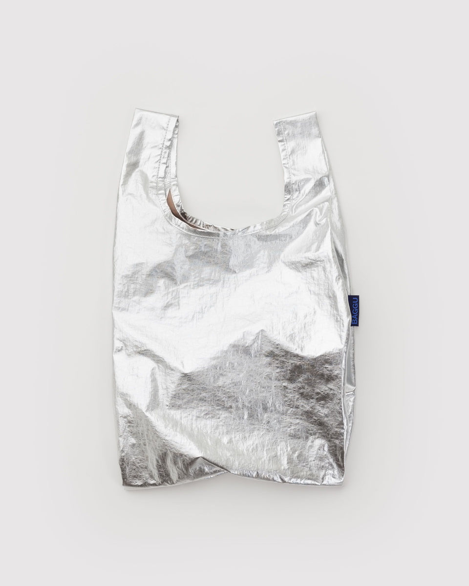 BAGGU Products Baby Baggu - Chrome Metallic