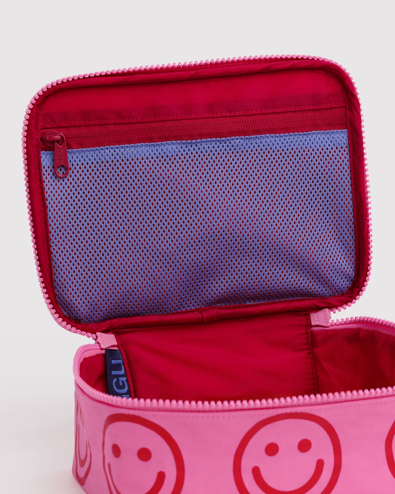 BAGGU  Small Cosmetic Case - Azalea Pink Happy
