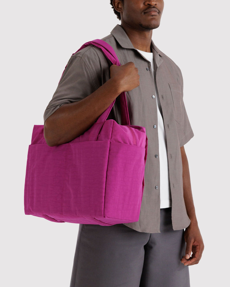 BAGGU  Small Cloud Carry-On - Deep Fuchsia