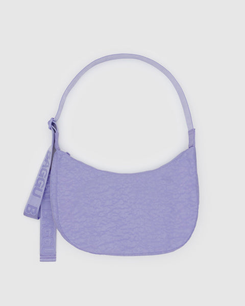 BAGGU Crossbody Bags Medium Nylon Crescent Bag - Wisteria