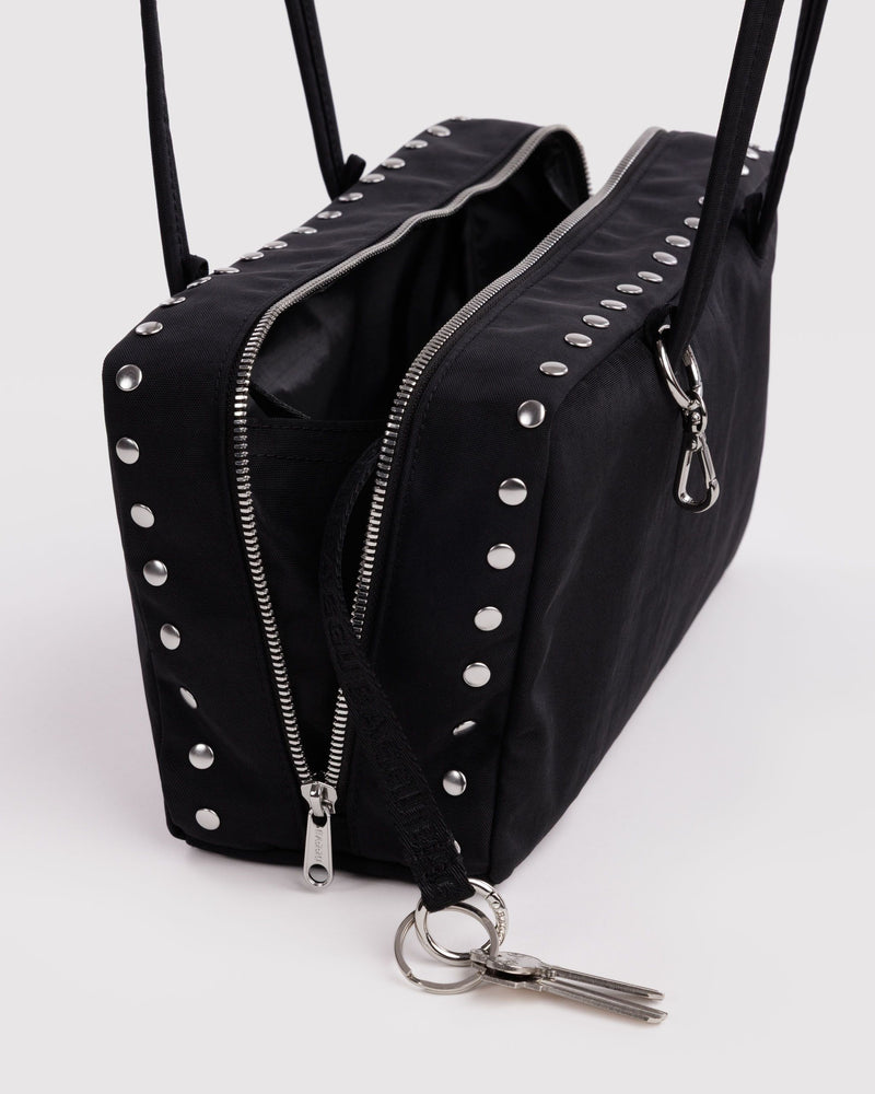 BAGGU  Nylon Bowler Bag - Studs