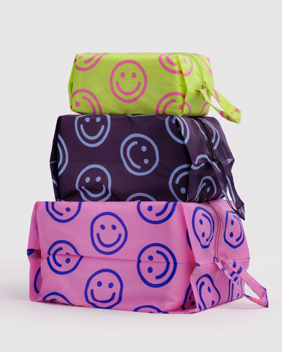 BAGGU 3D Zip Set 3D Zip Set - Bright Happy Mix