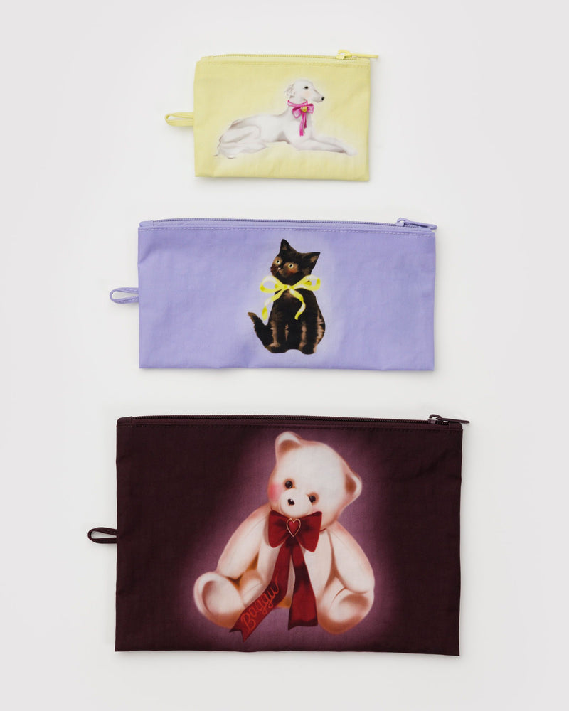 BAGGU.com Organization Flat Pouch Set - Fancy Animals
