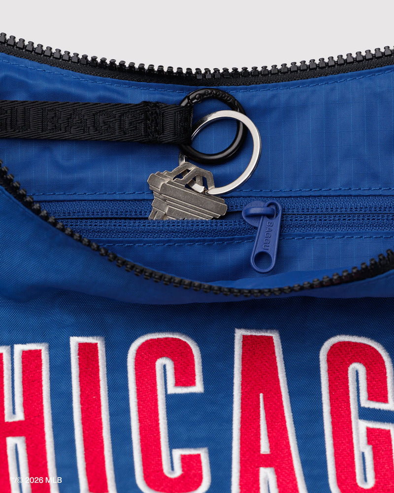 BAGGU New Arrivals Medium Nylon Crescent Bag - Chicago Cubs™