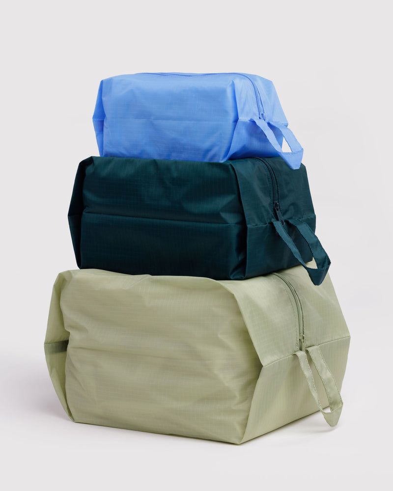 BAGGU  3D Zip Set - Lagoon Mix