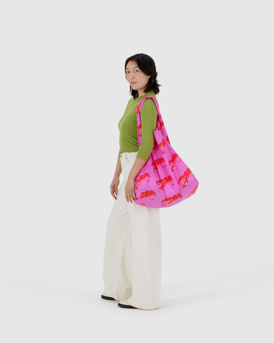 BAGGU Reusable Bags Big Baggu - Pink Lobster