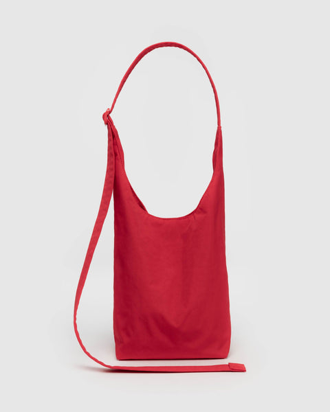 BAGGU Crossbody Bags Small Nylon Sling - Candy Apple