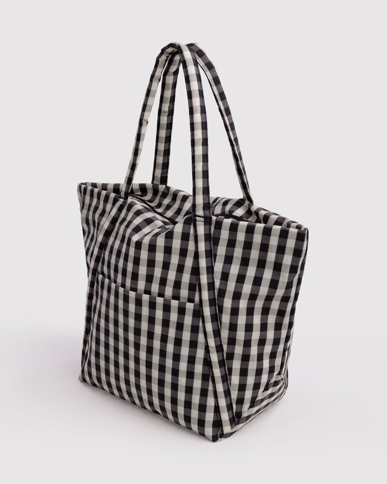 Cloud Bag - Black and Cream Gingham