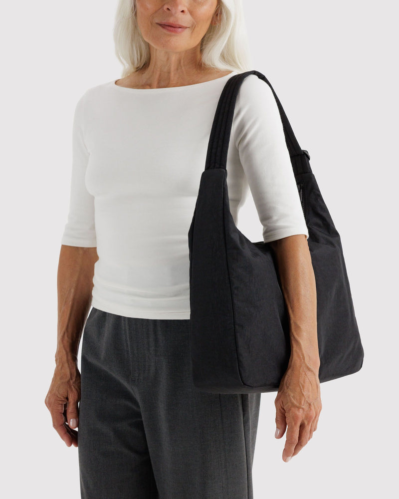 BAGGU  Nylon Shoulder Bag - Black
