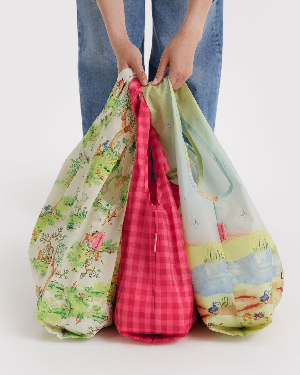 BAGGU.com Reusable Bags Standard Baggu Set of 3 - Molly Goddard