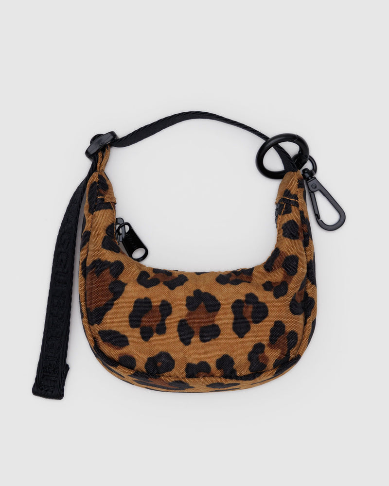 BAGGU  Crescent Bag Charm - Leopard