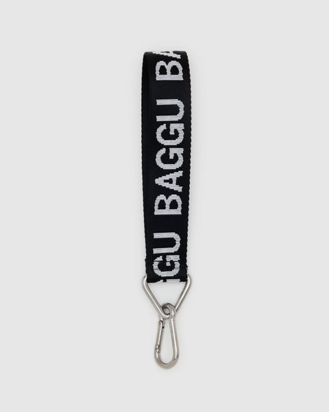 BAGGU.com Cases & Sleeves Logo Keychain - Black and White