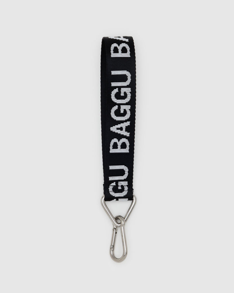 BAGGU.com  Logo Keychain - Black and White