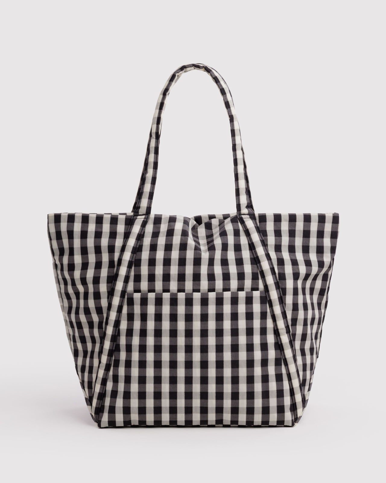 Cloud Bag - Black and Cream Gingham
