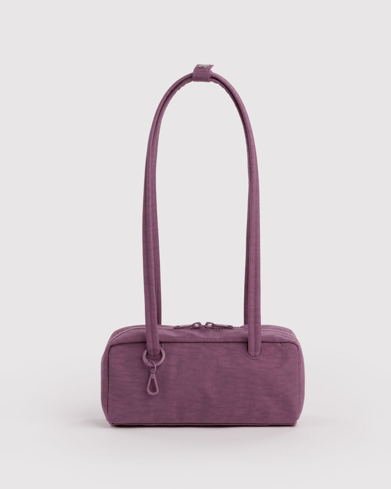 BAGGU  Small Nylon Bowler Bag - Wild Plum