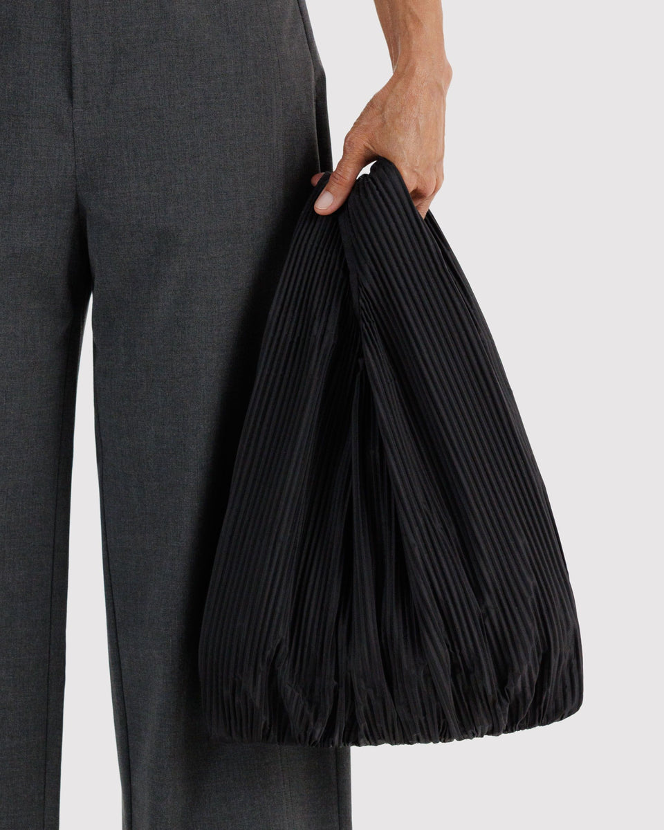 BAGGU New Arrivals Pleated Baggu - Black