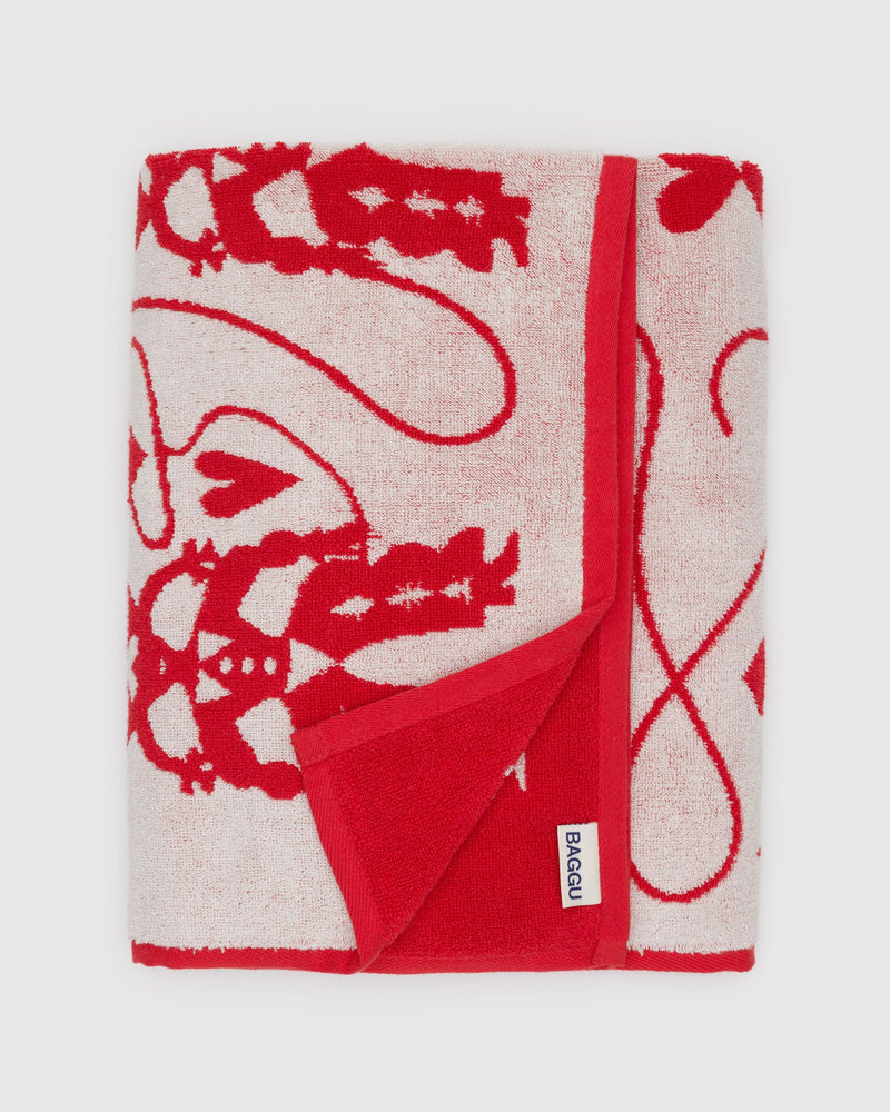 BAGGU  Bath Towel - Cowgirl