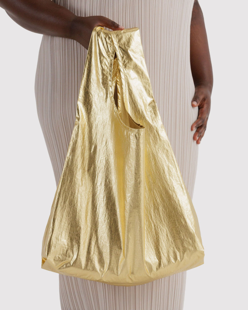 BAGGU Standard Standard Baggu - Gold Metallic
