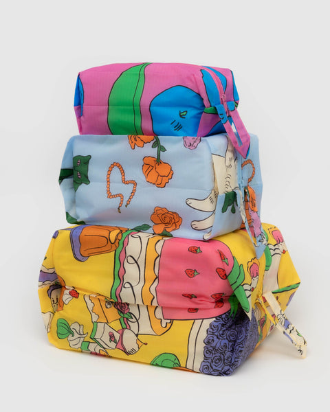 BAGGU Pouches 3D Zip Set - Still Life