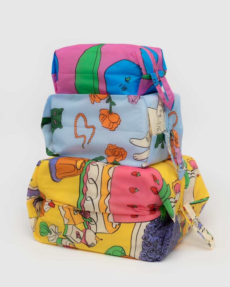 BAGGU Pouches 3D Zip Set - Still Life