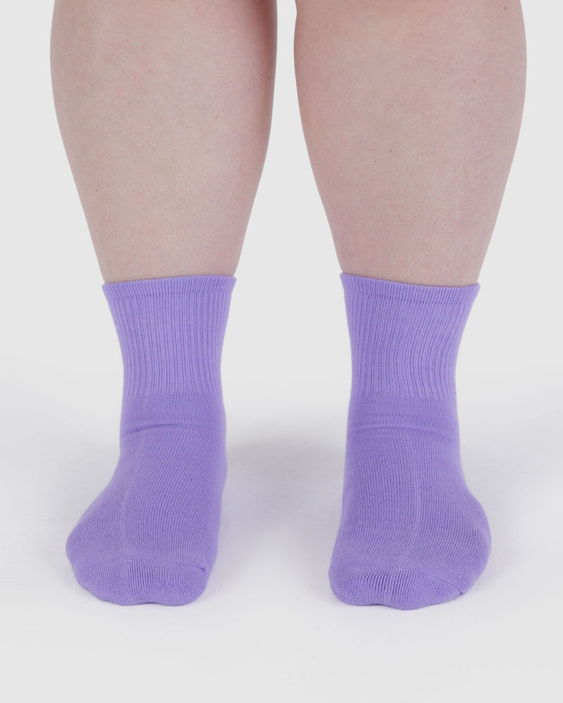 BAGGU  Ribbed Sock - Wisteria
