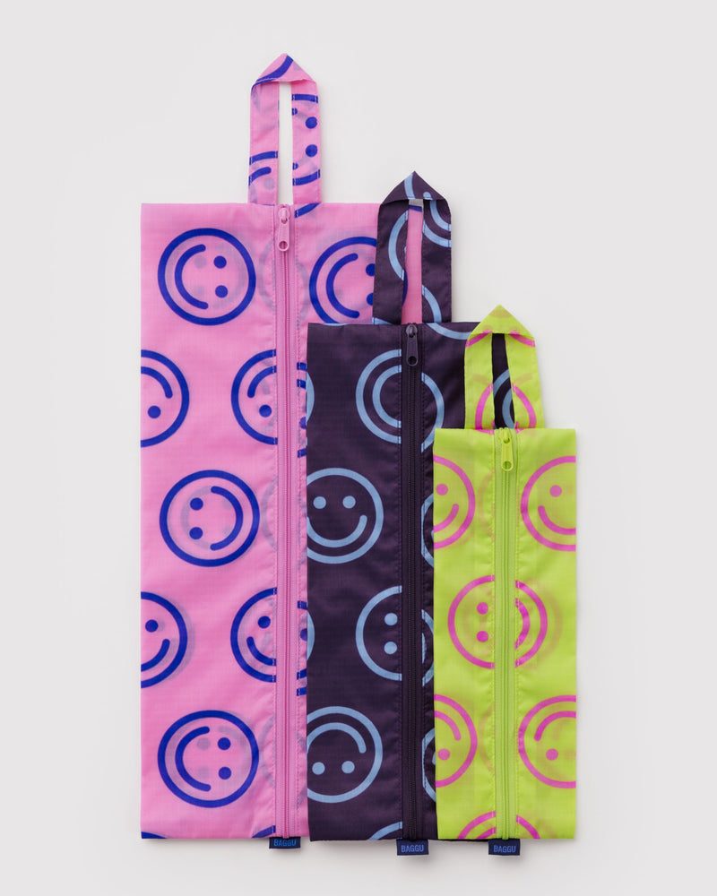 BAGGU 3D Zip Set 3D Zip Set - Bright Happy Mix