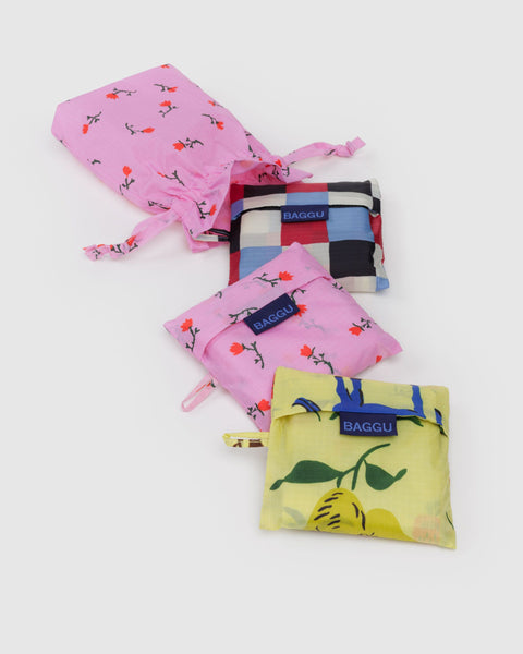 BAGGU Reusable Bags Standard Baggu Set of 3 - Painted Prairie