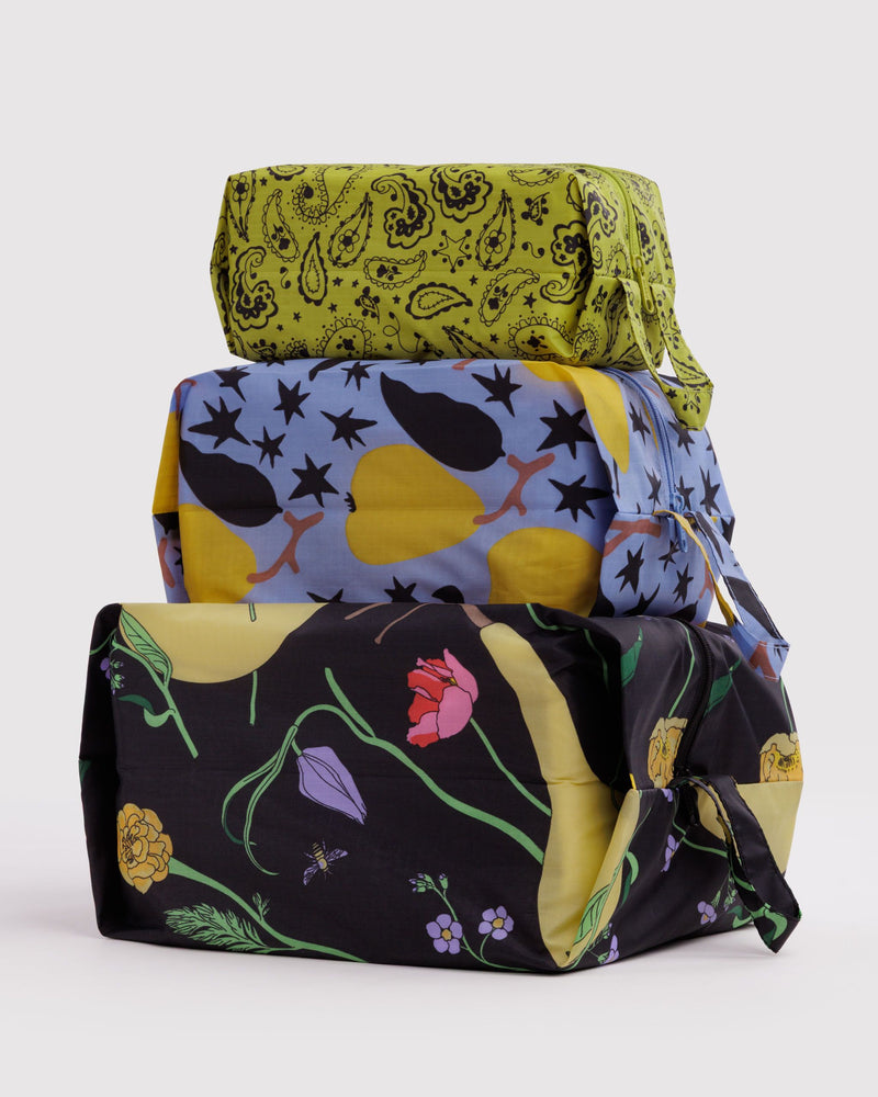 BAGGU ALL PRODUCTS (EXCEPT GIFT CARDS) 3D Zip Set - Winter Orchard