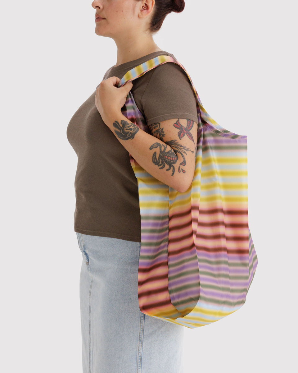 BAGGU Reusable Bags Big Baggu - Gradient Stripe Multi