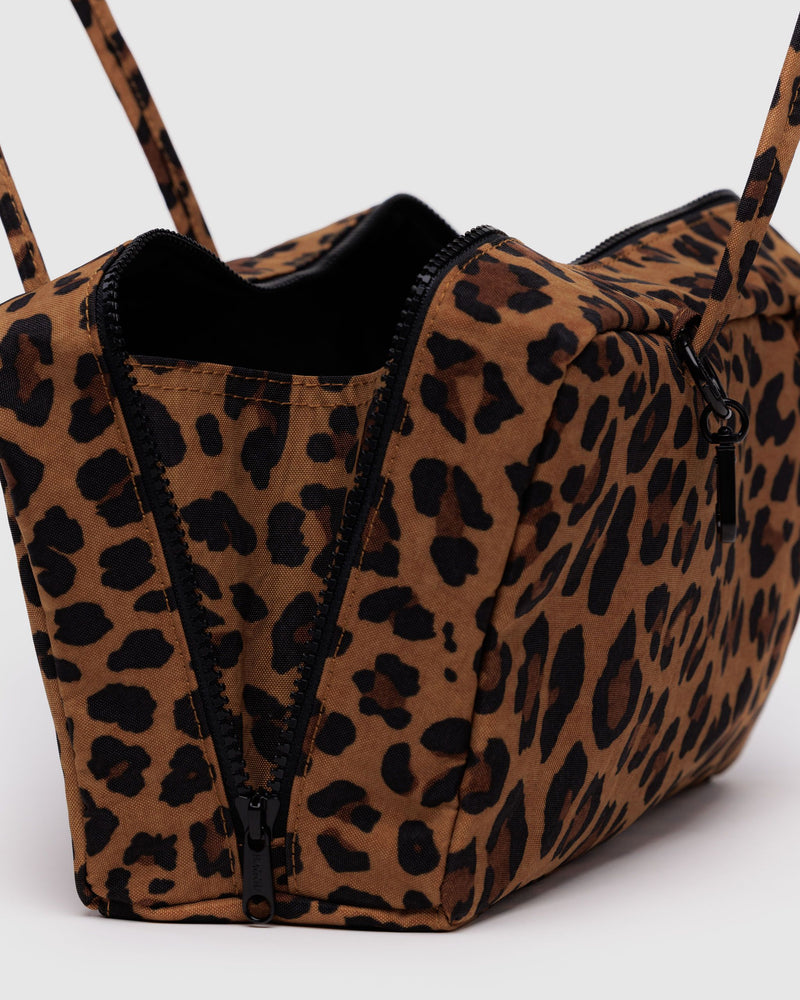 BAGGU  Nylon Bowler Bag - Leopard