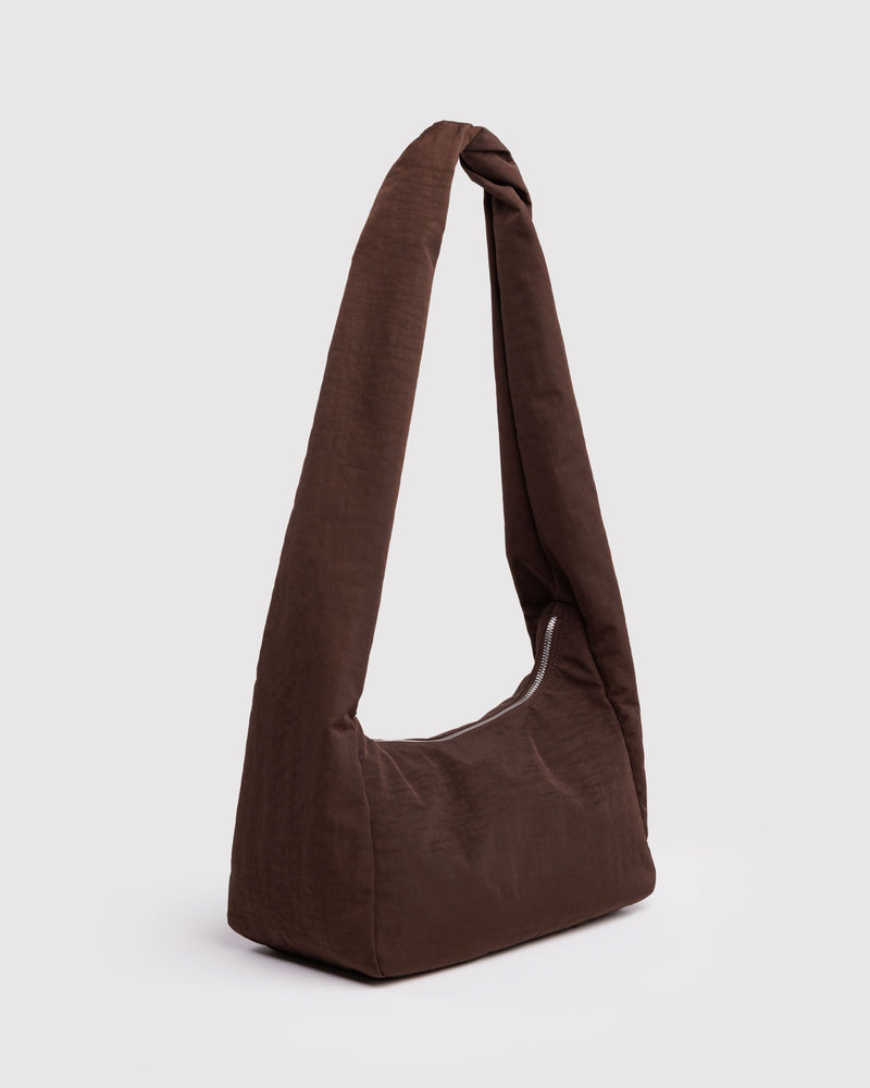 BAGGU  Nylon Meringue Bag - Coffee