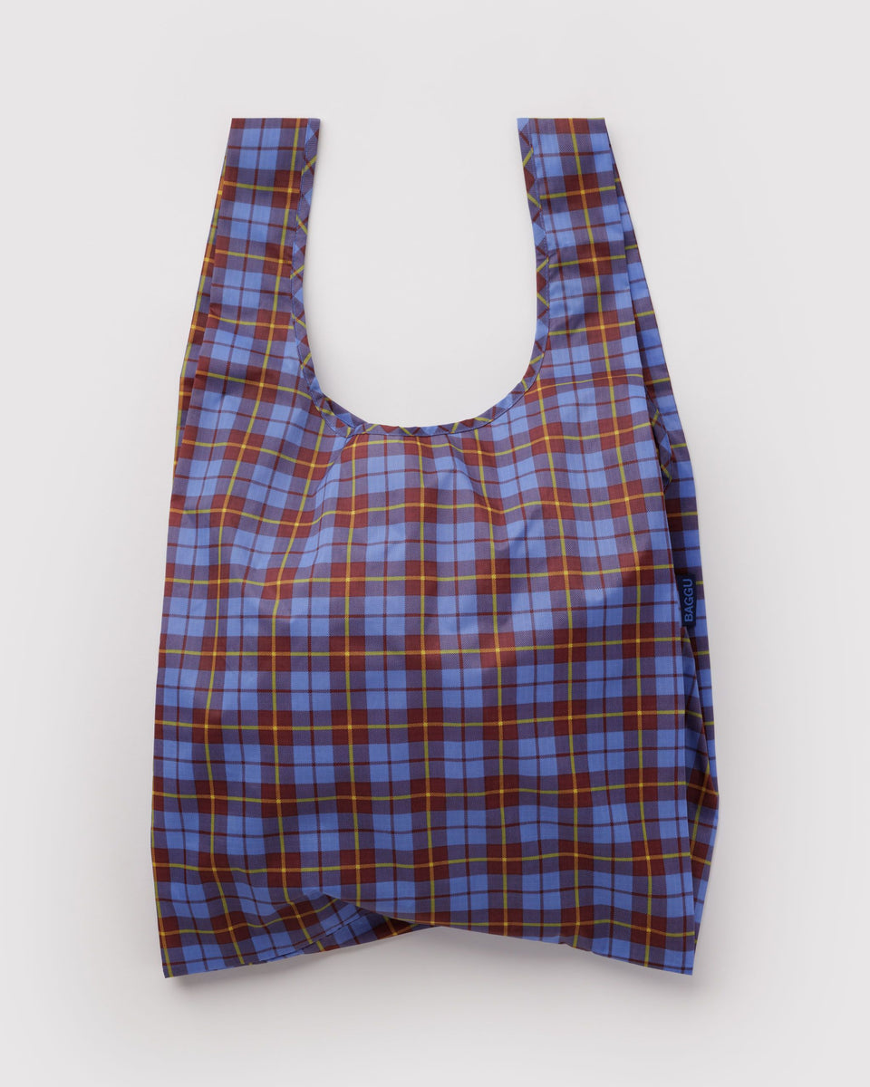 BAGGU Standard Standard Baggu - Blue Tartan