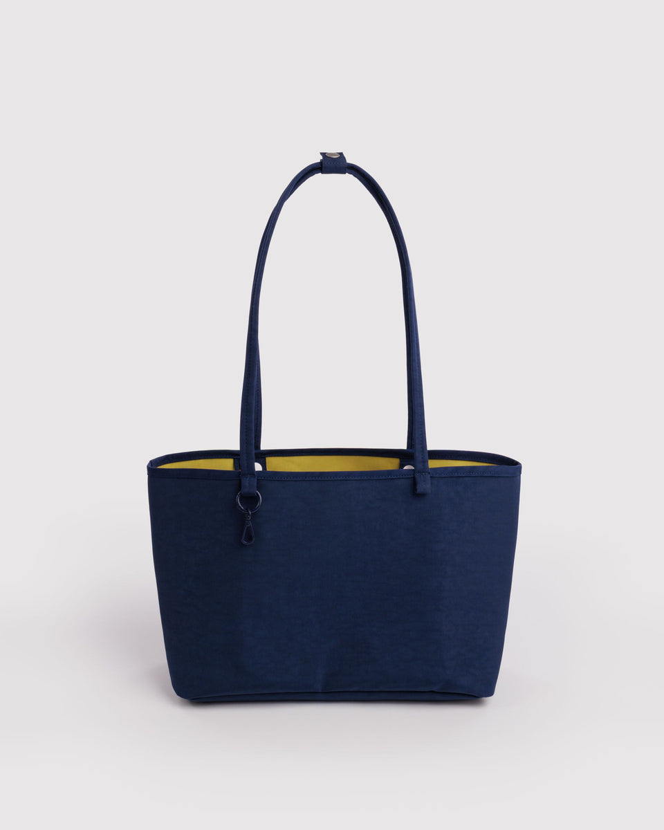BAGGU New Arrivals Medium Nylon Reversible Tote - Navy Mix