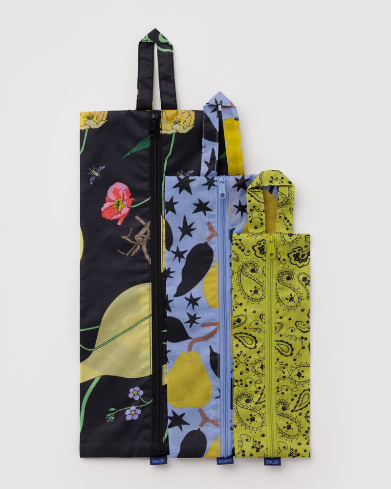 BAGGU ALL PRODUCTS (EXCEPT GIFT CARDS) 3D Zip Set - Winter Orchard