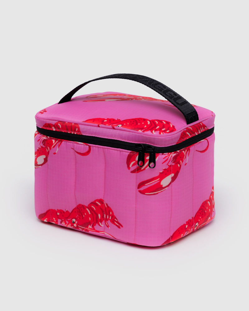 BAGGU  Puffy Lunch Bag - Pink Lobster